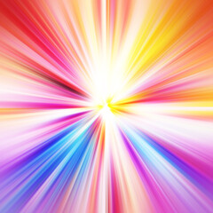 Fototapeta premium Colorful zoom motion effect. Abstract background. Color lines. Colored texture backdrop and banner. Multi color gradient pattern and textured wallpaper.