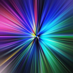 Colorful zoom motion effect. Abstract background. Color lines. Colored texture backdrop and banner. Multi color gradient pattern and textured wallpaper.