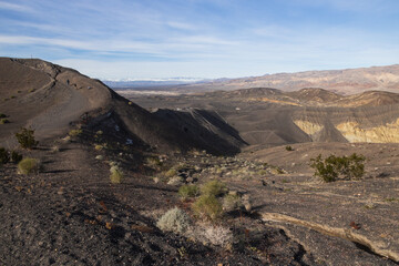 Ubehebe Crater Rim Trail at Death Valley National Park, California