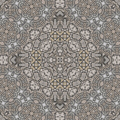 Seamless abstract symmetrical wonderful pattern. Kaleidoscope pattern texture