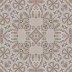 Seamless abstract symmetrical wonderful pattern. Kaleidoscope pattern texture