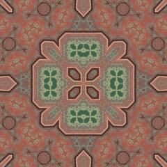 Seamless abstract symmetrical wonderful pattern. Kaleidoscope pattern texture