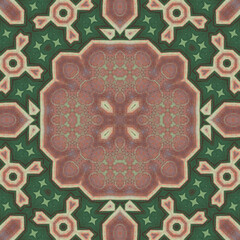Seamless abstract symmetrical wonderful pattern. Kaleidoscope pattern texture
