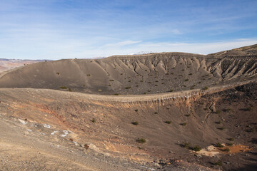 Ubehebe Crater Rim Trail at Death Valley National Park, California