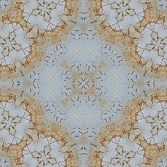 Seamless abstract symmetrical wonderful pattern. Kaleidoscope pattern texture
