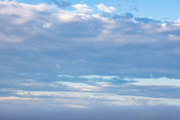 blue sky with clouds