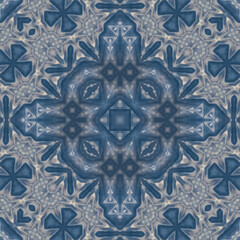 Seamless abstract symmetrical wonderful pattern. Kaleidoscope pattern texture