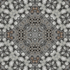 Seamless abstract symmetrical wonderful pattern. Kaleidoscope pattern texture