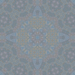 Seamless abstract symmetrical wonderful pattern. Kaleidoscope pattern texture