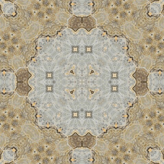 Seamless abstract symmetrical wonderful pattern. Kaleidoscope pattern texture