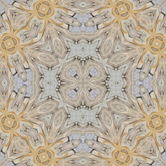 Seamless abstract symmetrical wonderful pattern. Kaleidoscope pattern texture