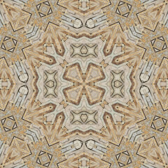 Seamless abstract symmetrical wonderful pattern. Kaleidoscope pattern texture