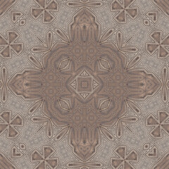 Seamless abstract symmetrical wonderful pattern. Kaleidoscope pattern texture