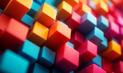 Obraz premium Abstract 3D Background, Generative AI