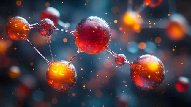 Intricate Illustration of London Dispersion Forces: Temporary Dipoles and Their Attraction Between Molecules