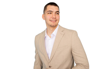 Stylish young entrepreneur in professional attire