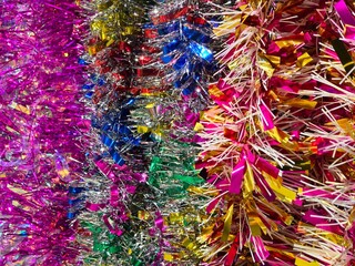 Christmas  decoration tinsel