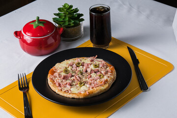 pizza with vegetables