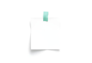 blank note paper with clip