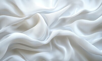 Fototapeta premium Abstract White Background, Generative AI