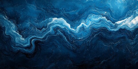 Dark Blue Art Design Background, Generative AI