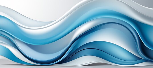Obraz premium Calming light blue background transitioning smoothly to white offering a serene atmosphere with plenty of room for design