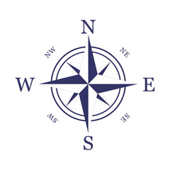 Wind rose. World directions icon. Compass points symbol. Vector
