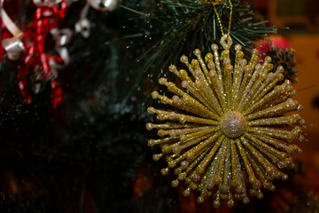 christmas decoration on the tree