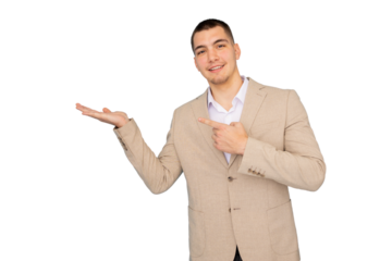 Portrait of a young male entrepreneur in formal attire
