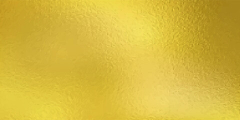 Golden background. Abstract light gold metal gradient. Vector blurred illustration