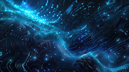 Dealing with particles. Particle physics, quantum physics abstract background.