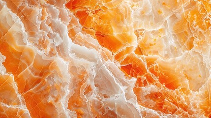 White and orange marble texture, detailed mineral pattern, natural stone surface, elegant luxury background, polished design

