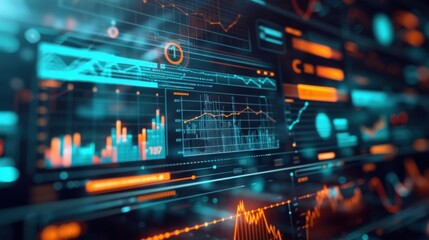 A snapshot of a data dashboard with a closeup on a bar graph showing spikes in productivity based on insights from IIoT technology.