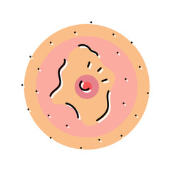 bites stings household injury accident color icon vector. bites stings household injury accident sign. isolated symbol illustration