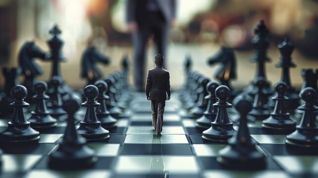 Power of leadership in guiding direction of new business, AI Generated