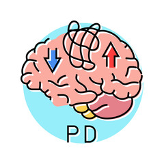prion diseases color icon vector. prion diseases sign. isolated symbol illustration