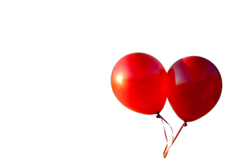 two red balloons