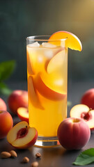 Refreshing Peach Detox Water