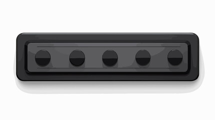 Obraz premium Slider Bar Symbol Isolated on White Background for Various Design Needs