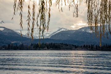 Winter am Wolfgangssee in Oberösterreich