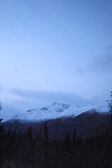 landscape with clouds