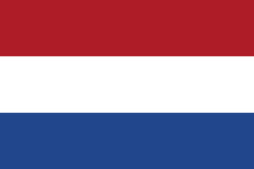 Netherlands flag, Dutch flag - vector illustration
