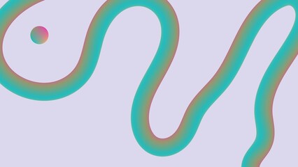 Abstract Snake Colorful Carve Background