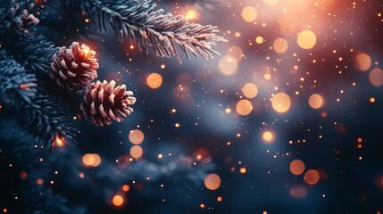 Layered Glitter with Frosted Effects for New Year. Generative AI