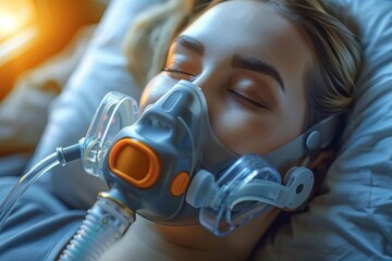 Equipment for Sleep Apnea: Oxygen Mask and CPAP Machine