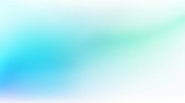Aqua gradient green and blue on white background. Azure pattern spots. Blueish color wallpaper template for presentation.