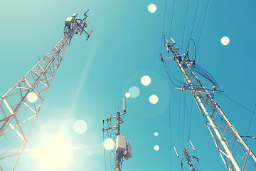 community radio broadcast, on world radio day, celebrate the tall antenna that binds communities through waves of information on a shared journey