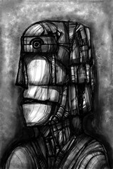 Alien creature, sketch - digital painting © neurostructure