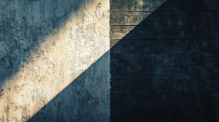 Fototapeta premium A metaphorical image using light and shadow to illustrate the path from darkness