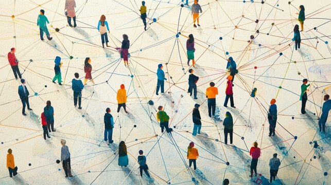 A visualization of online communities and support networks providing encouragement and accountability